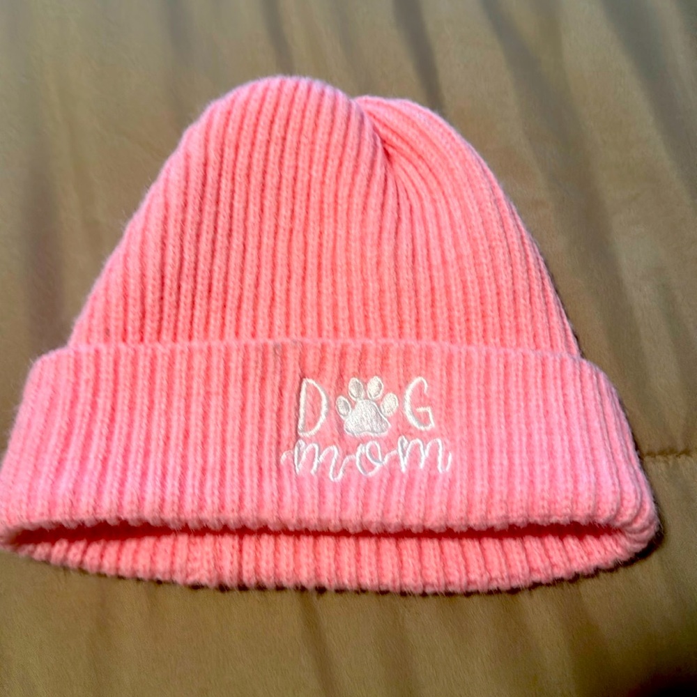 New Dog Mom beanie